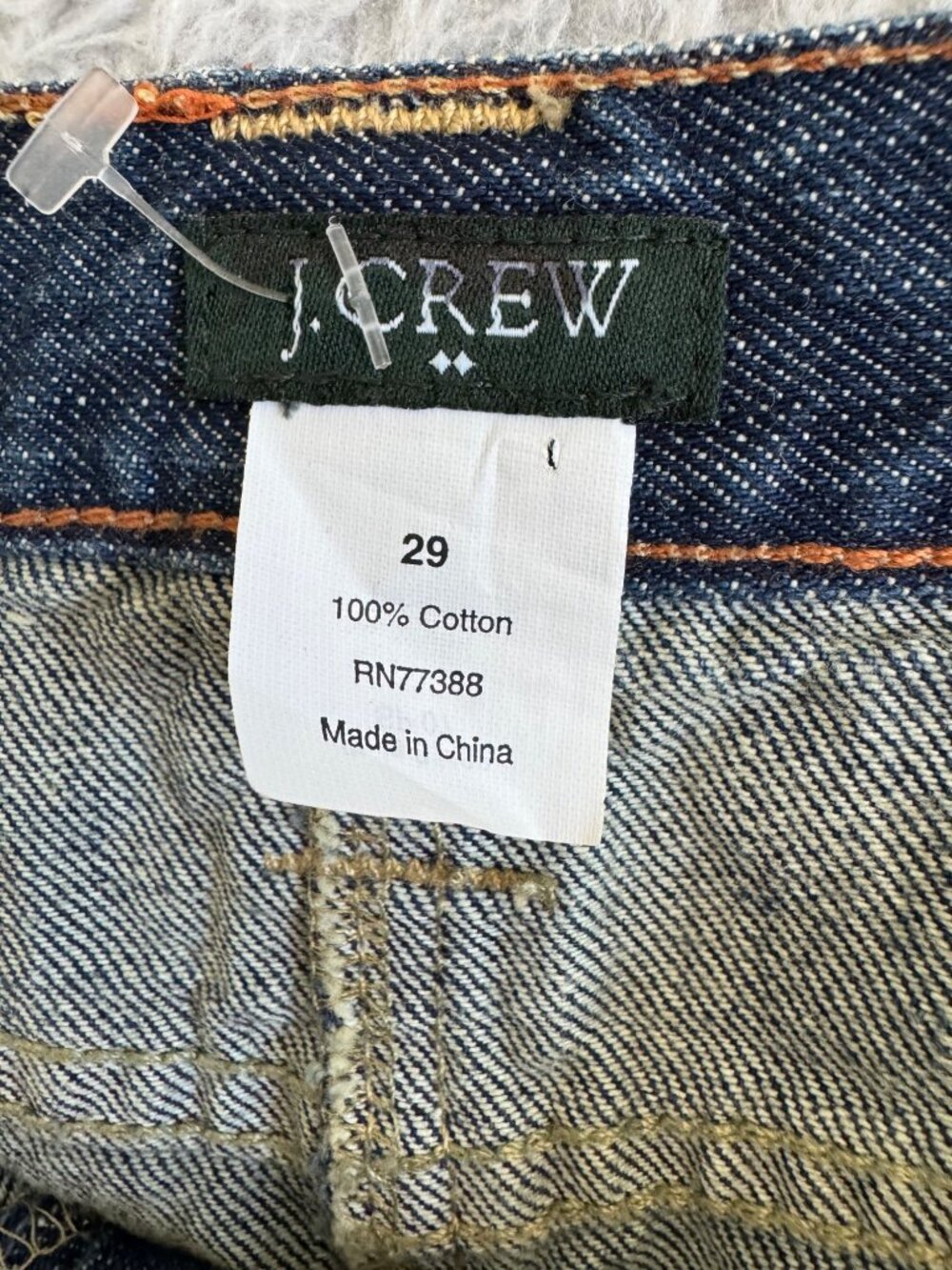 J.Crew Distressed Denim Mini Skirt 29 Frayed Hem Casual Retro Beach Boho - Picture 3 of 12